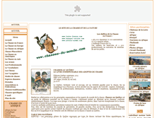 Tablet Screenshot of chasses-du-monde.com